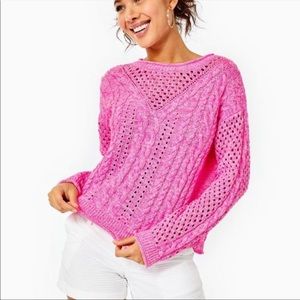Lily Pillutzer open knit sweater